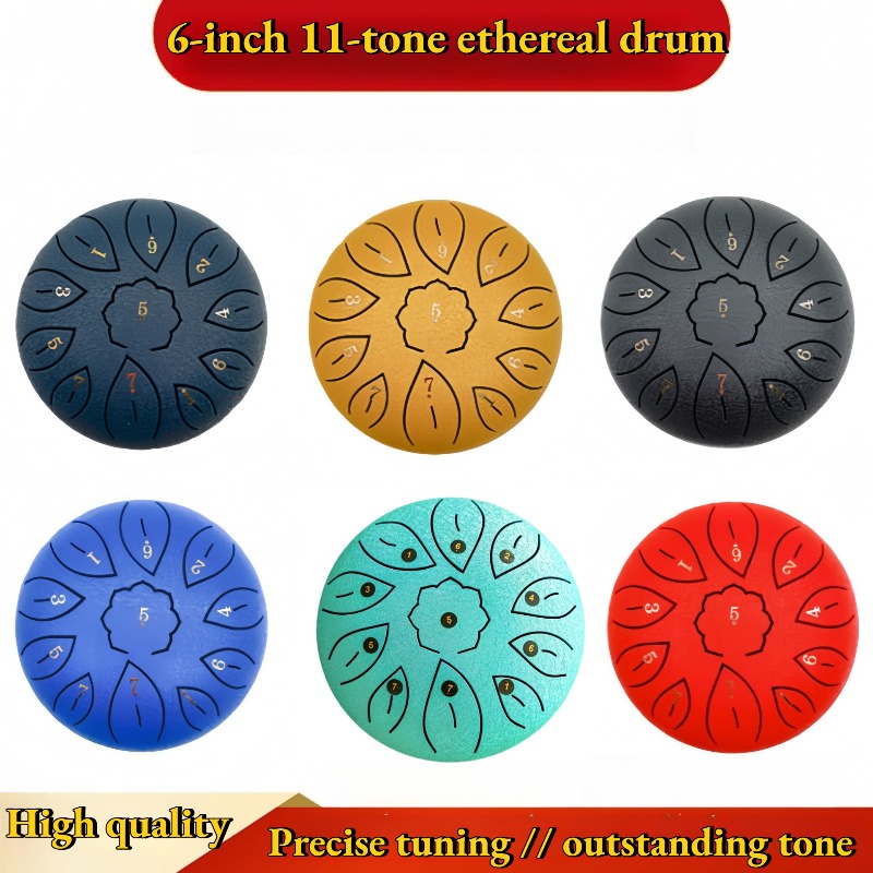 Musical Instrument Drum - Эфирный барабан 6 дюймов, 11 тонов,
