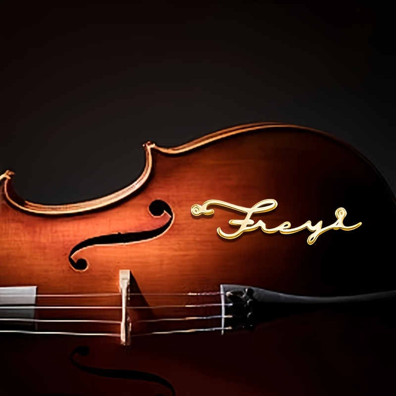 Musical Instrument With Name - Декоративные таблички с именами на заказ,
