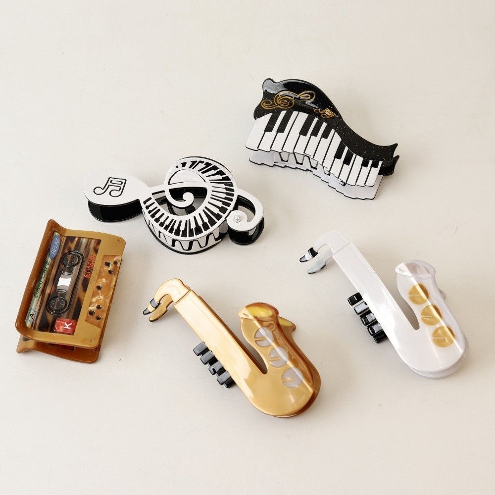 Musical Instrument Video - Новые заколки для волос из ацетата