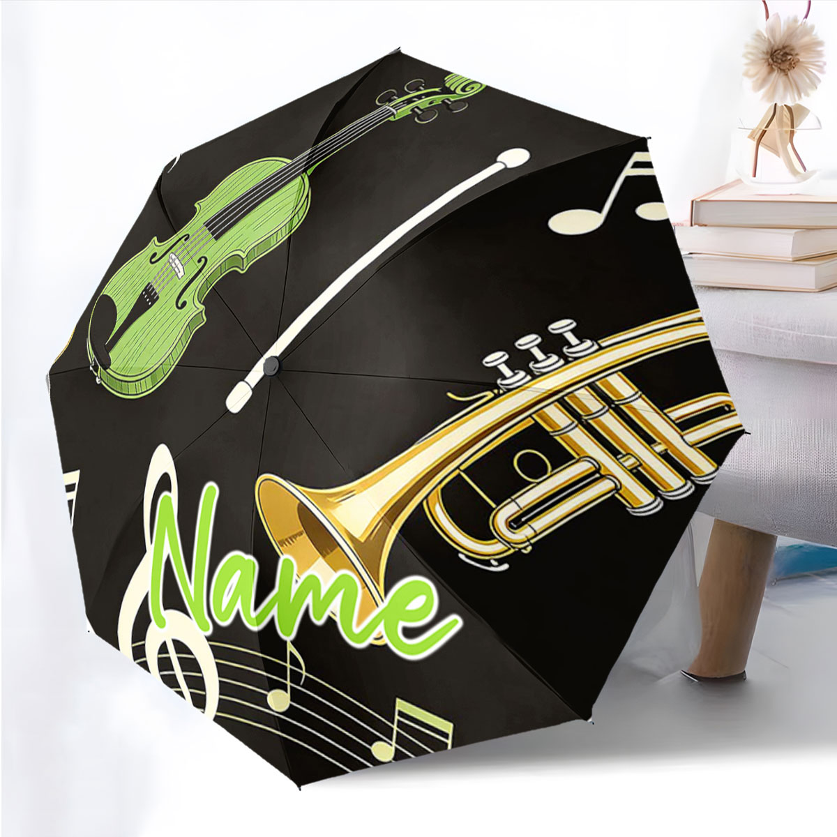 Musical Instrument With Name - Зонт с уникальным принтом в виде