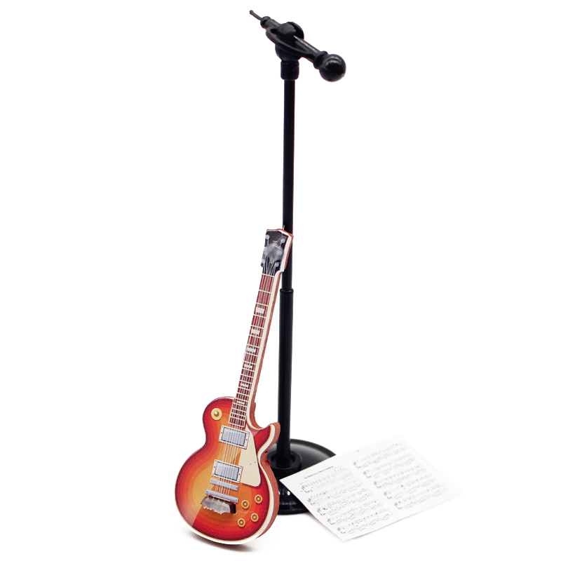 Musical Instrument Images - 1:12 миниатюрный гитарный микрофон для кукольного