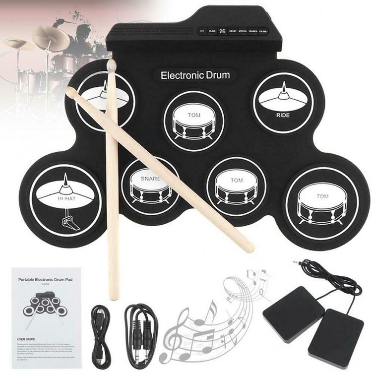 Высококачественный силиконовый – обзор и цена Musical Instrument Drum