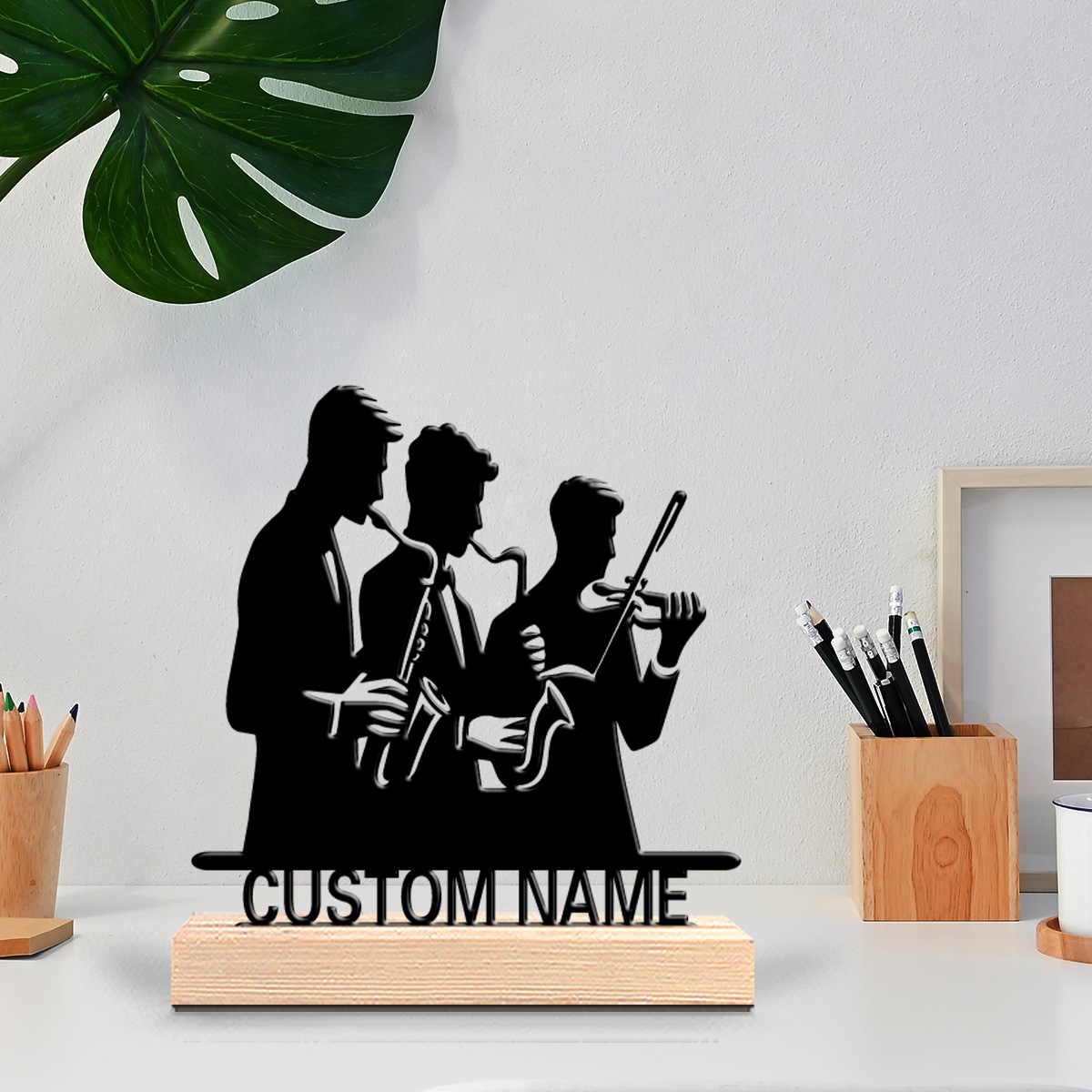 1 шт. Металлическая статуэтка  – обзор и цена Musical Instrument With Name