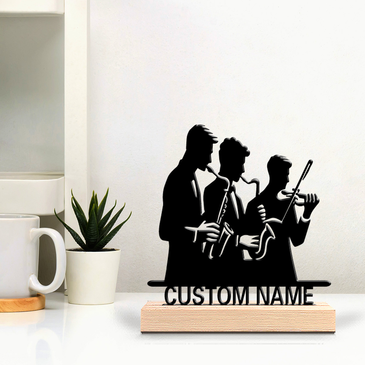 1 шт. Металлическая статуэтка  – обзор и цена Musical Instrument With Name