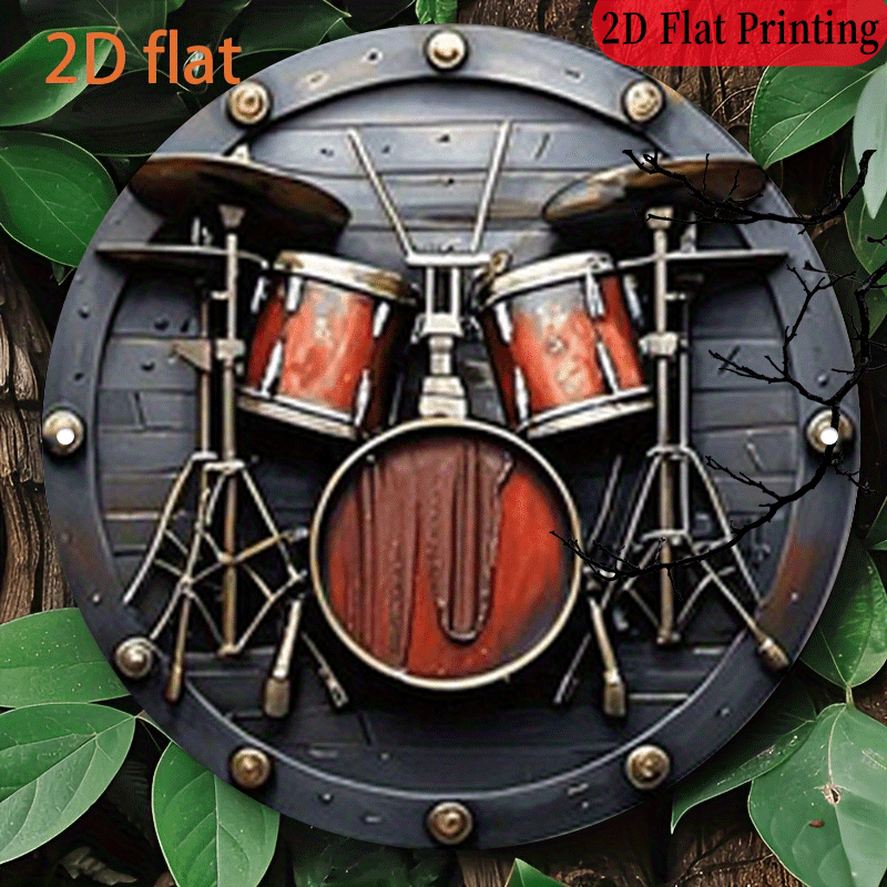 2D Flat, 1 шт., 20,32x20,32 см – обзор и цена Musical Instrument Drum