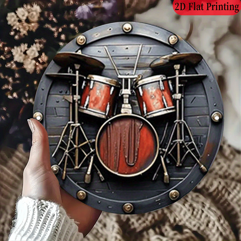 2D Flat, 1 шт., 20,32x20,32 см – обзор и цена Musical Instrument Drum