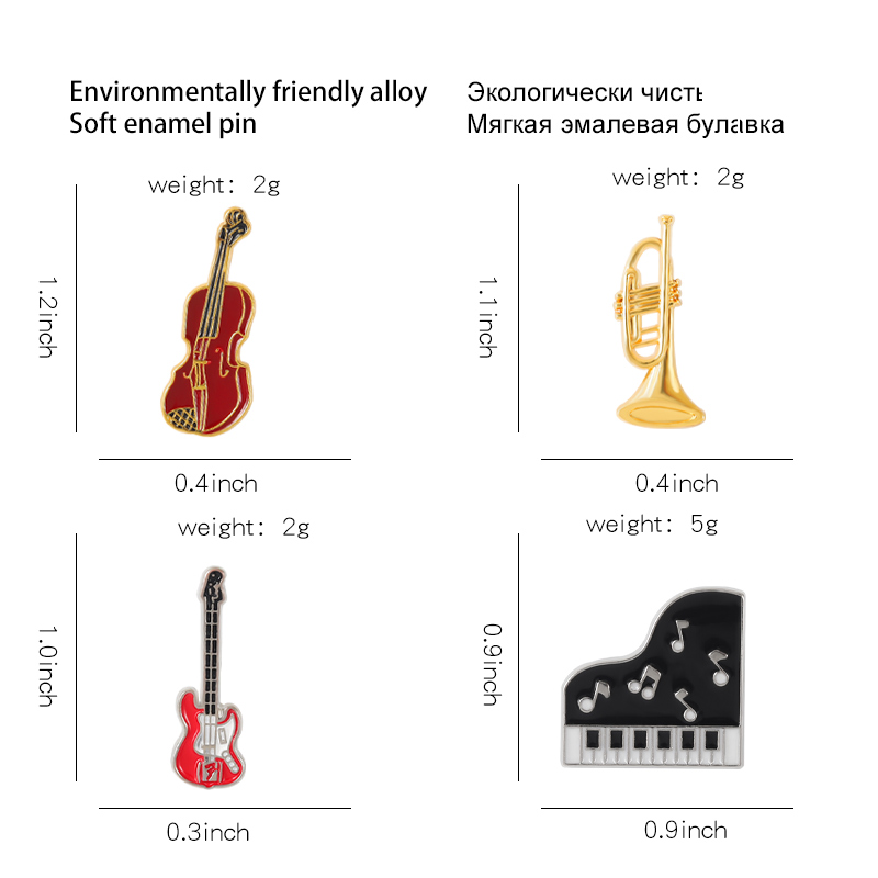 Эмалированная заколка для конц – обзор и цена Musical Instrument Horn