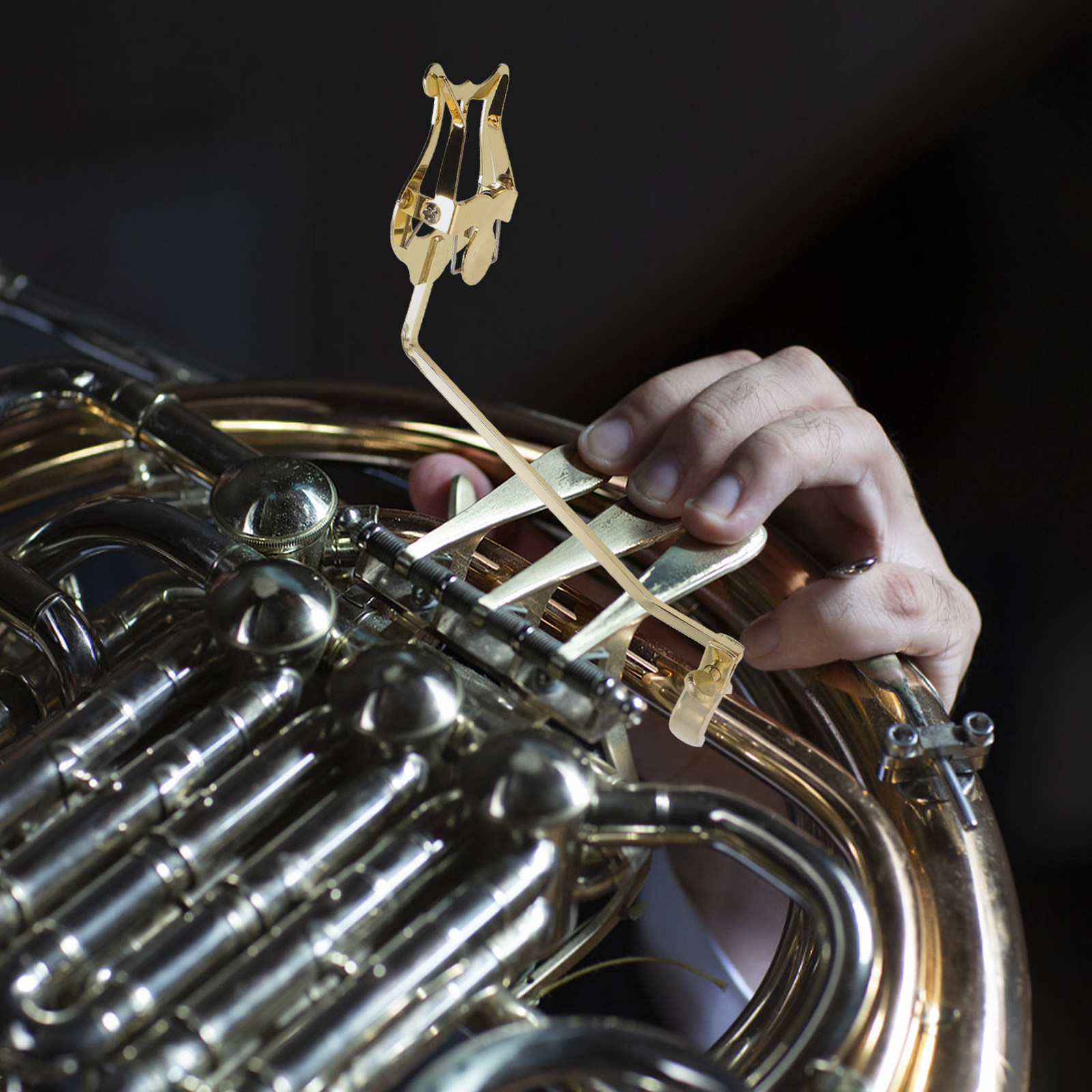 Металлический зажим-держатель  – обзор и цена Musical Instrument Horn